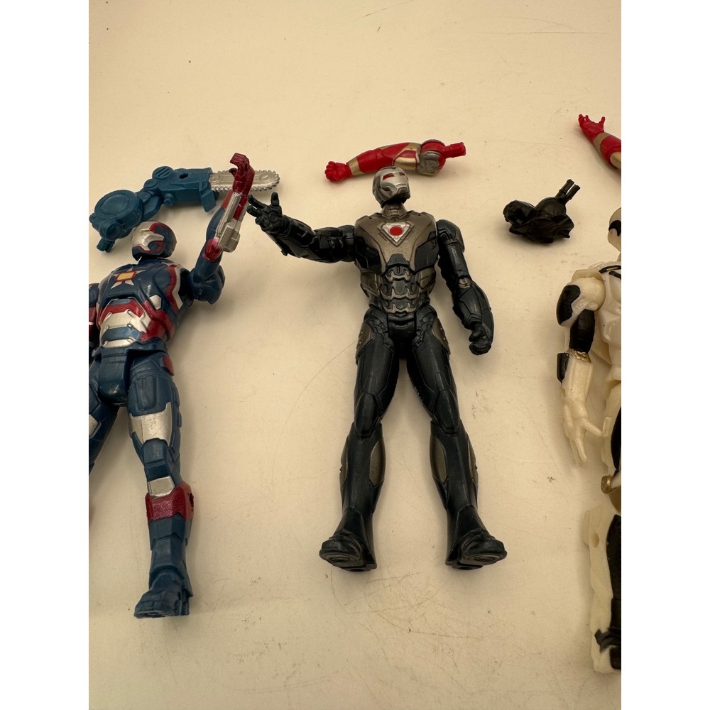 Marvel Avengers Action Figure Lot Iron Man Patriot‎ War Machine Figures - Picture 3 of 5